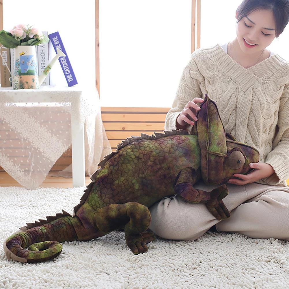 Simulation reptiles Lizard chameleon Plush Toys High Quality Personality animal doll Pillow for kids Birthday Novelty Gifts 
Simulation reptiles Lizard chameleon Plush Toys High Quality Personality animal doll Pillow for kids Birthday Novelty Gifts