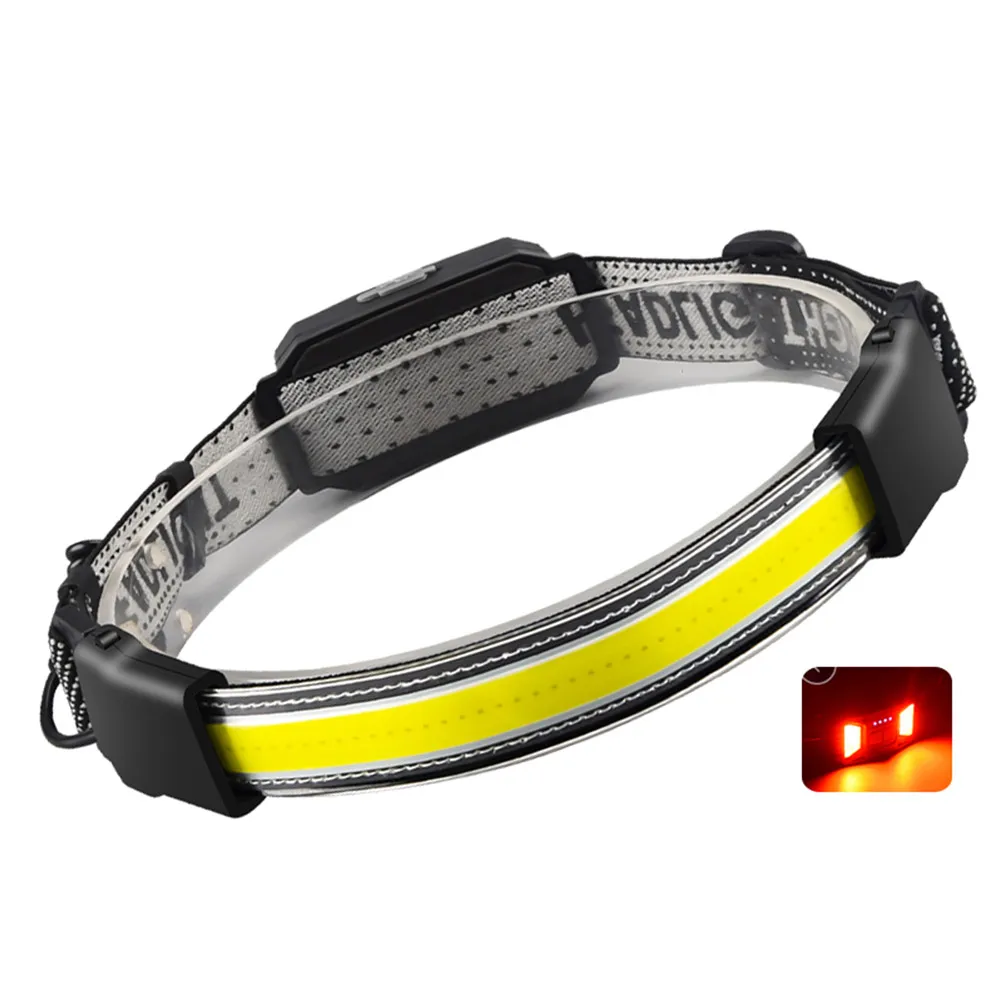Head Torch Rechargeable Head Lamp LED COB Headlamp Head Work Light Warning Light Adjustable Headband Camping Equipment Tools
Head Torch Rechargeable Head Lamp LED COB Headlamp Head Work Light Warning Light Adjustable Headband Camping Equipment Tools