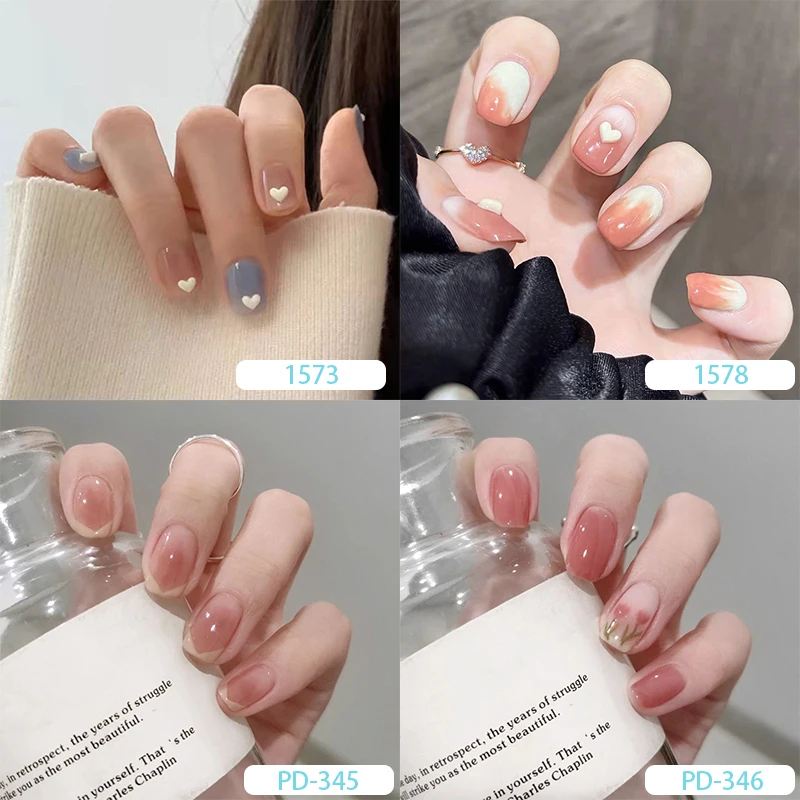 4 Boxes/lot(96pcs) Short Heart Design Fake Nails Art Reusable Flase Nails With Tools Full Cover Nail Tips Acrylic Press On Nails
4 Boxes/lot(96pcs) Short Heart Design Fake Nails Art Reusable Flase Nails With Tools Full Cover Nail Tips Acrylic Press On Nails