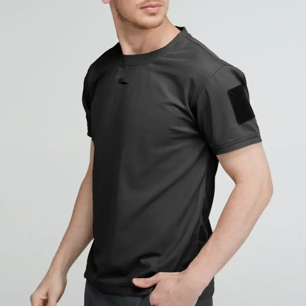 T-hirts Sports Shirt Sleeve Cargo T-shirt Gym Quick-drying Men Army Camouflage O-neck Shirt Casual Tactical Military Tee Short
T-hirts Sports Shirt Sleeve Cargo T-shirt Gym Quick-drying Men Army Camouflage O-neck Shirt Casual Tactical Military Tee Short