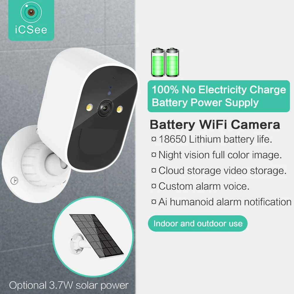 2MP 1080P HD Security Camera IP66 Waterproof 2.4G WiFi Surveillance IP Cameras PIR Human Detection Two-way Audio for Parking Lot
2MP 1080P HD Security Camera IP66 Waterproof 2.4G WiFi Surveillance IP Cameras PIR Human Detection Two-way Audio for Parking Lot