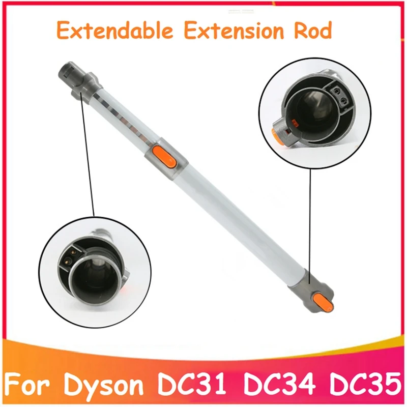 For DC31 DC34 DC35 Vacuum Cleaner Extendable Extension Rod Metal Aluminum Straight Pipe Bar Handheld Wand Tube
For DC31 DC34 DC35 Vacuum Cleaner Extendable Extension Rod Metal Aluminum Straight Pipe Bar Handheld Wand Tube