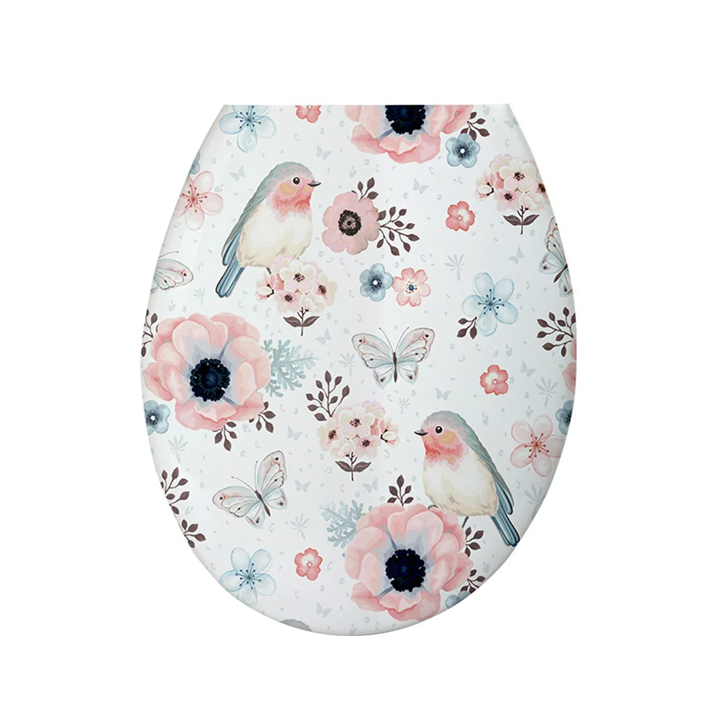 1PC 18 Inches Thickening Printed Toilet Lid U-shaped Toilet Seat Cover Universal Plastic Toilet Lid Creative Patterns Toilet
1PC 18 Inches Thickening Printed Toilet Lid U-shaped Toilet Seat Cover Universal Plastic Toilet Lid Creative Patterns Toilet