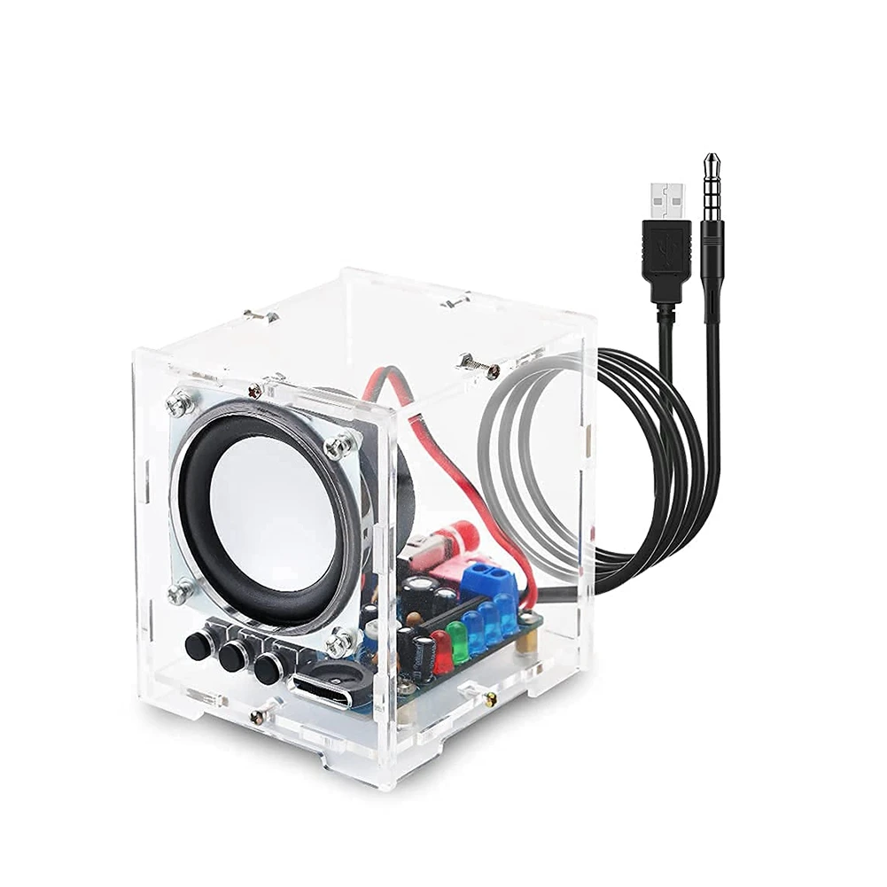 DIY Bluetooth Speaker Kit Portable Soldering Project Speaker Kit Audio Box For Adults Teenager Teaching And Learning
DIY Bluetooth Speaker Kit Portable Soldering Project Speaker Kit Audio Box For Adults Teenager Teaching And Learning