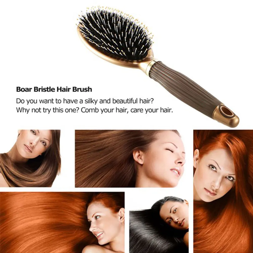 Non-Slip Boar Bristle Portable Massage Scalp Styling Accessories Care Home Travel Hair Brush Puddle Comb Hairdressing Tool Gift
Non-Slip Boar Bristle Portable Massage Scalp Styling Accessories Care Home Travel Hair Brush Puddle Comb Hairdressing Tool Gift