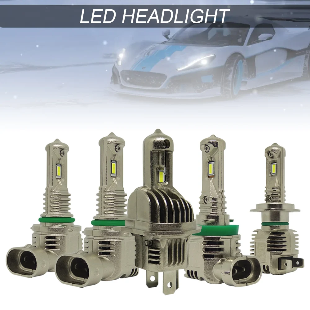 

2pcs H4/H7/H11/9005/9006 LED Headlight Bulbs 12000LM Headlights White LED Headlight Conversion Kit IP68 Quick Installation