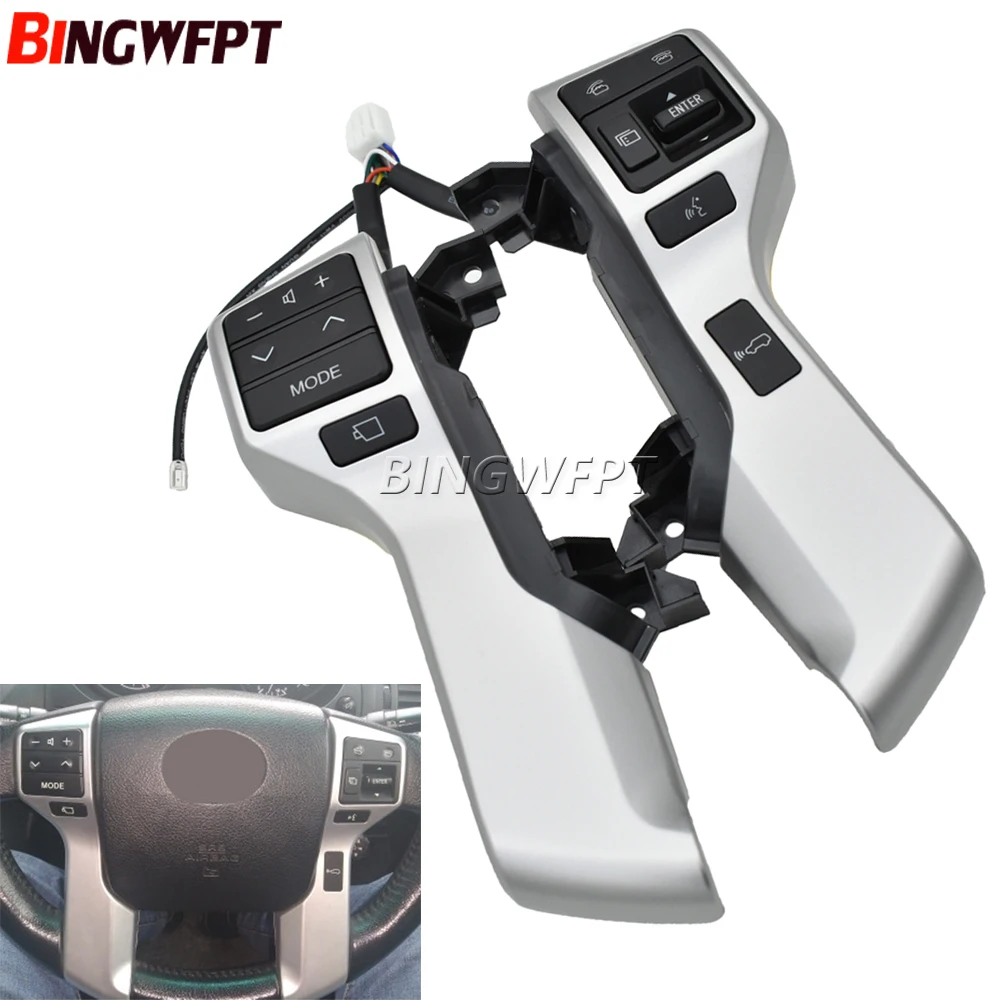 84250-60180 8425060180 Multifunction Steering Wheel Control Switch with cable for Toyota Land Cruiser Prado
84250-60180 8425060180 Multifunction Steering Wheel Control Switch with cable for Toyota Land Cruiser Prado
