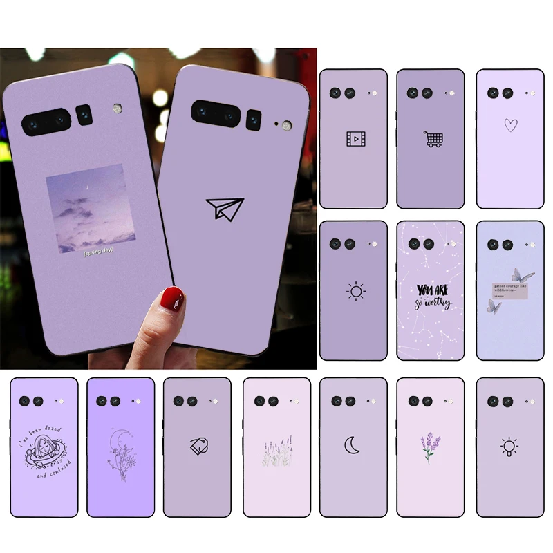 Phone Case for Google Pixel 8 7 Pro 7a 6A 6 Pro 5A 4A 3A Pixel 4 XL Pixel 5 6 4 3 3A XL Purple Aesthetic Art Case Funda
Phone Case for Google Pixel 8 7 Pro 7a 6A 6 Pro 5A 4A 3A Pixel 4 XL Pixel 5 6 4 3 3A XL Purple Aesthetic Art Case Funda
