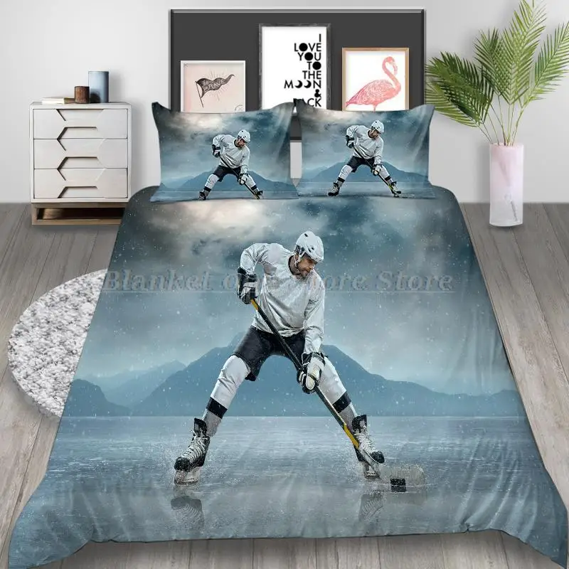 Thumbedding Ice Hockey Player Bedding Set King Fashion Classic Duvet Cover Queen Twin Full Single Double Unique Design Bed Set
Thumbedding Ice Hockey Player Bedding Set King Fashion Classic Duvet Cover Queen Twin Full Single Double Unique Design Bed Set