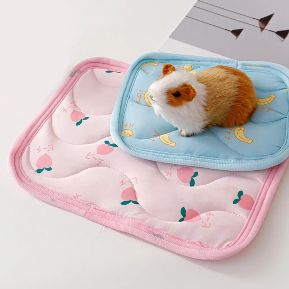 Hamster Pad Soft Small Animal Mat Breathable Cushion Cool Bed Cartoon Pattern Hamster Sleeping Cushion House Pet Supplies 
Hamster Pad Soft Small Animal Mat Breathable Cushion Cool Bed Cartoon Pattern Hamster Sleeping Cushion House Pet Supplies