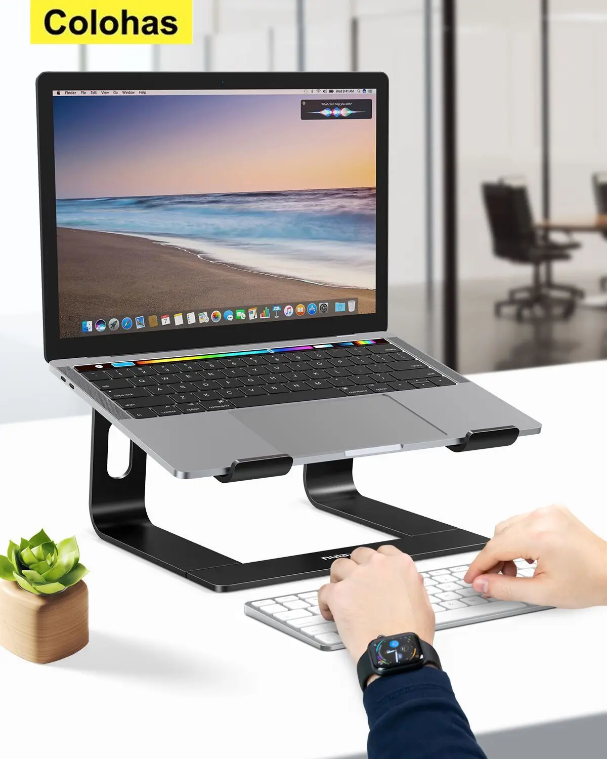 Portable Laptop Stand Aluminium Notebook Support Laptop Base Macbook Pro Holder Computer Cooling Bracket Desktop Raised Rack
Portable Laptop Stand Aluminium Notebook Support Laptop Base Macbook Pro Holder Computer Cooling Bracket Desktop Raised Rack