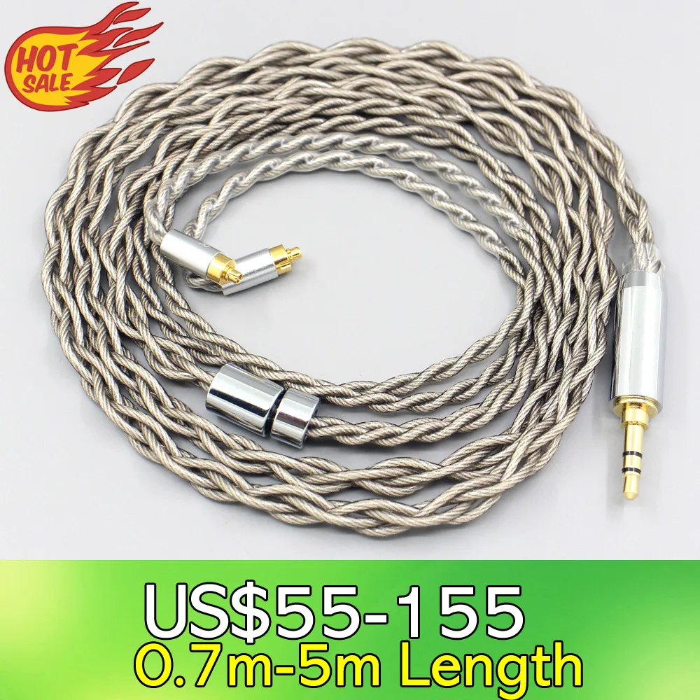 99% Pure Silver + Graphene Silver Plated Shield Earphone Cable For Dunu dn-2002 4 core 1.8mm LN007924
99% Pure Silver + Graphene Silver Plated Shield Earphone Cable For Dunu dn-2002 4 core 1.8mm LN007924