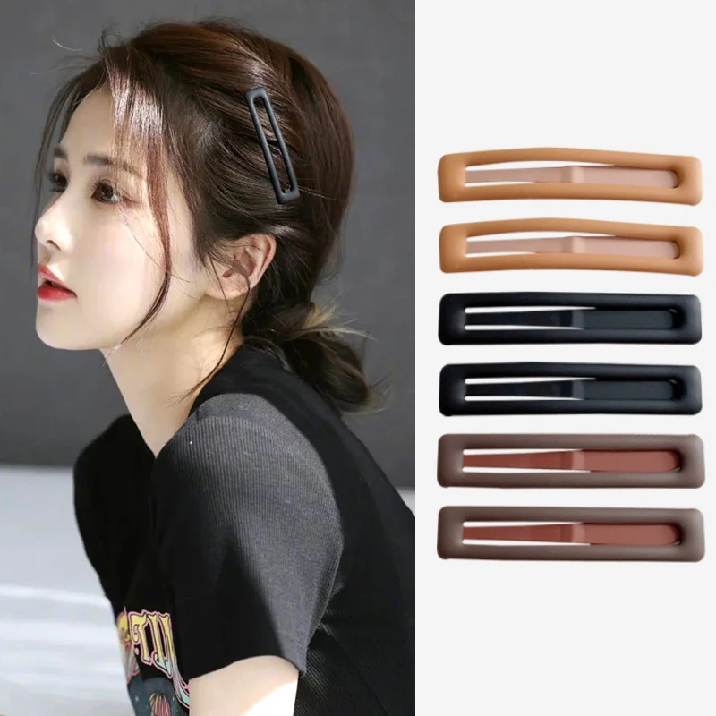 bb Clip Barrettes Women Arrange broken Hairpins Girl Headwear OrnamentNew Fashion Hair Clips Hair Accessories Frosted Rectangle
bb Clip Barrettes Women Arrange broken Hairpins Girl Headwear OrnamentNew Fashion Hair Clips Hair Accessories Frosted Rectangle