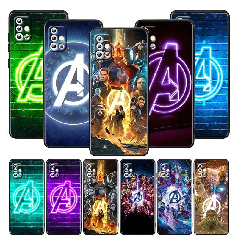 Avengers Glowing Logo For Samsung Galaxy A52S A72 A71 A52 A51 A12 A32 A21S 4G 5G Funda Soft TPU Black Phone Case Capa Cover
Avengers Glowing Logo For Samsung Galaxy A52S A72 A71 A52 A51 A12 A32 A21S 4G 5G Funda Soft TPU Black Phone Case Capa Cover