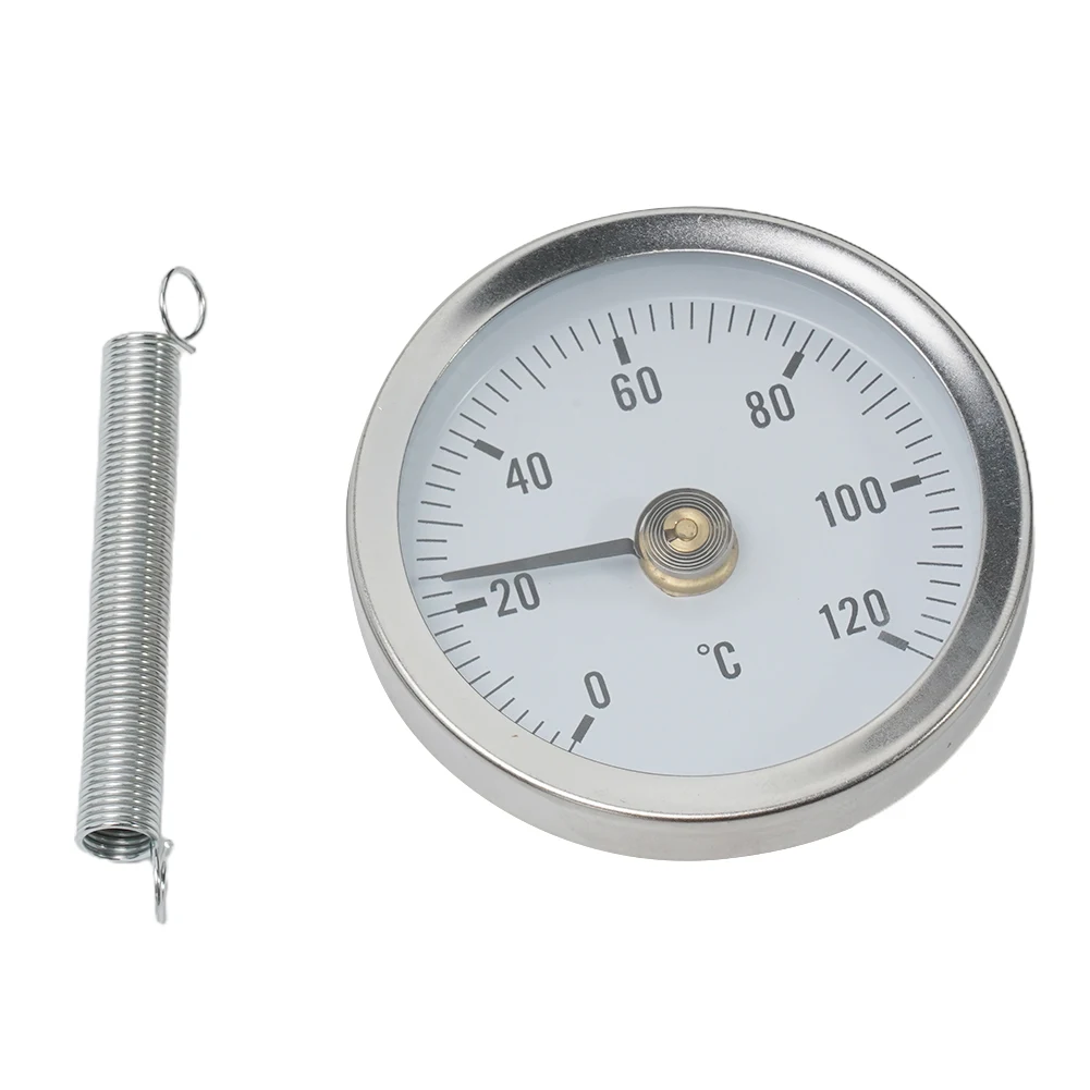 Bimetal Pipe Thermometers Round Spring Stainless Steel 0-120℃ 63mm Anlegethermometer Galvanized Steel Heating Pipe
Bimetal Pipe Thermometers Round Spring Stainless Steel 0-120℃ 63mm Anlegethermometer Galvanized Steel Heating Pipe