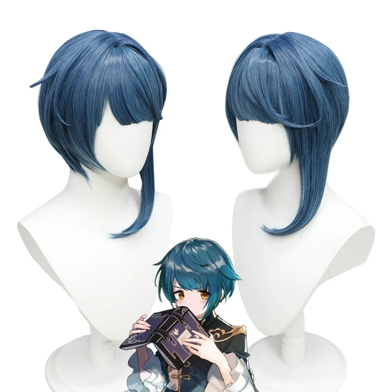 Game Anime Genshin Impact Xingqiu Cosplay Wig Silicone Scalp Top Gray Blue Smooth Modeling Cosplay Xingqiu Wig+gift Hair Net
Game Anime Genshin Impact Xingqiu Cosplay Wig Silicone Scalp Top Gray Blue Smooth Modeling Cosplay Xingqiu Wig+gift Hair Net