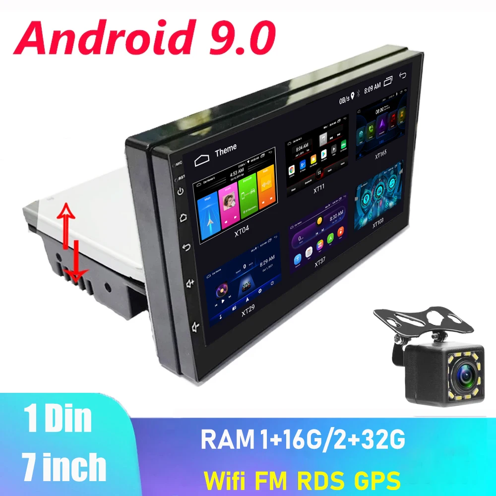 7-дюймовый Регулируемый автомобильный радиоприемник 1DIN с FM-радио, Android 9,1, сенсорный экран 1080P, автомобильный стереопроигрыватель, GPS-навигац...
7-дюймовый Регулируемый автомобильный радиоприемник 1DIN с FM-радио, Android 9,1, сенсорный экран 1080P, автомобильный стереопроигрыватель, GPS-навигац...