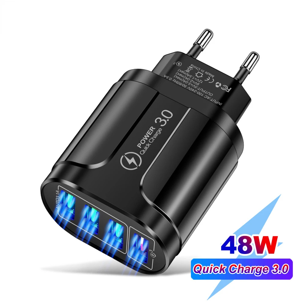 Factory Direct Selling For iPhone 12 11 Mobile 4 3 Ports EU US Plug Adapter Travel USB Charger Fast Charge QC 3.0 Wall Charging
Factory Direct Selling For iPhone 12 11 Mobile 4 3 Ports EU US Plug Adapter Travel USB Charger Fast Charge QC 3.0 Wall Charging