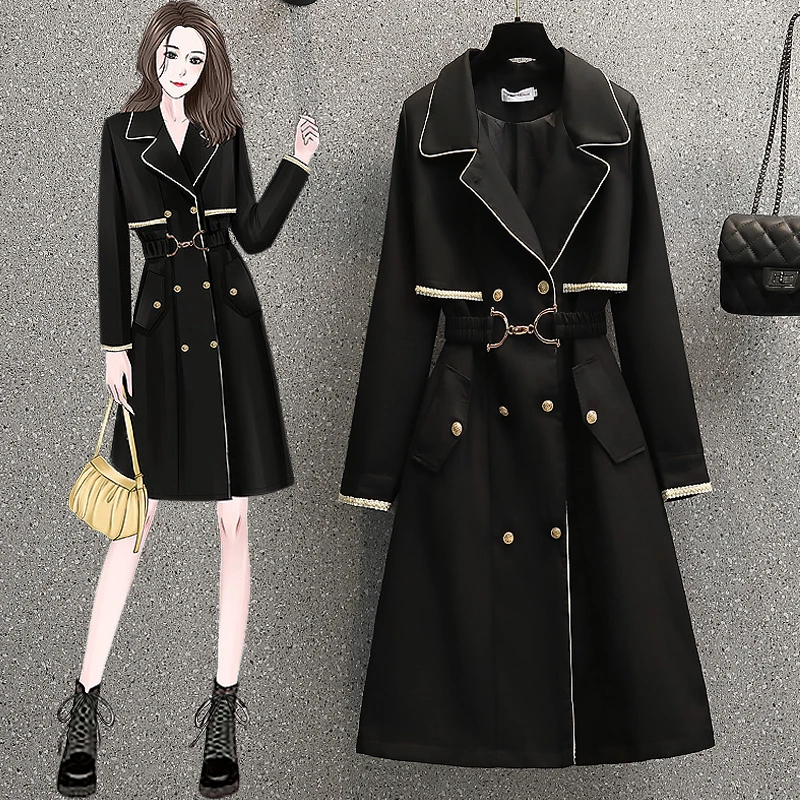Large Size Trench Coats Women's Winter Coats 2022 Spring New Temperament Fashion High-end Mid-length Overcoat Female Clothing
Large Size Trench Coats Women's Winter Coats 2022 Spring New Temperament Fashion High-end Mid-length Overcoat Female Clothing