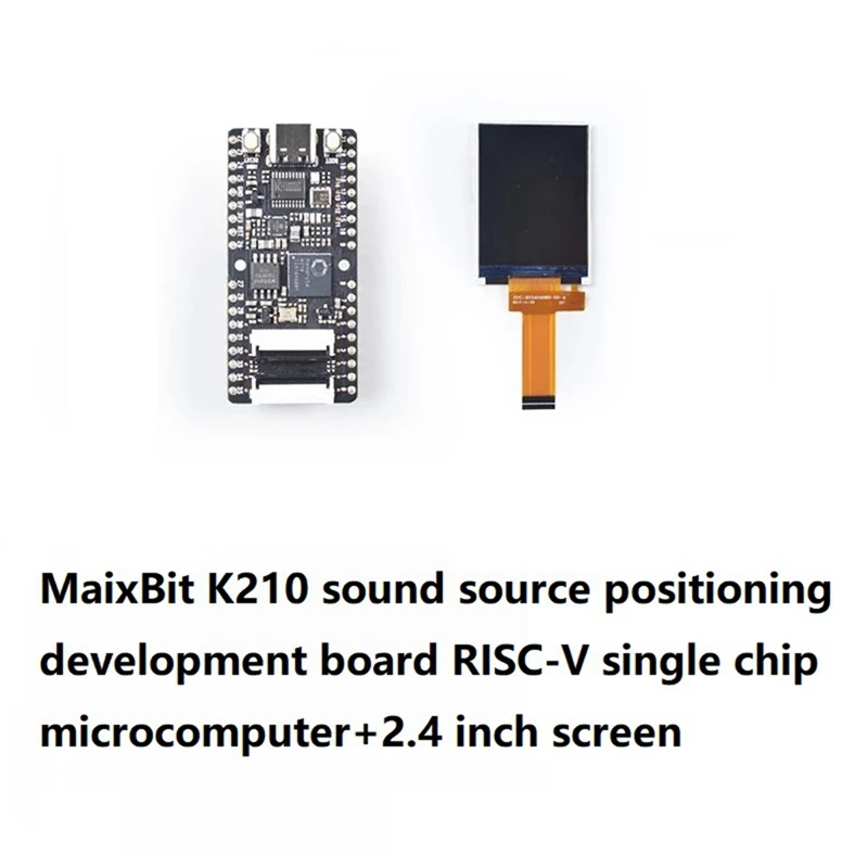Maixbit K210 RISC-V AIOT Visual Identification Development Board +2.4 Inch Screen RISC-V Microcontroller
Maixbit K210 RISC-V AIOT Visual Identification Development Board +2.4 Inch Screen RISC-V Microcontroller