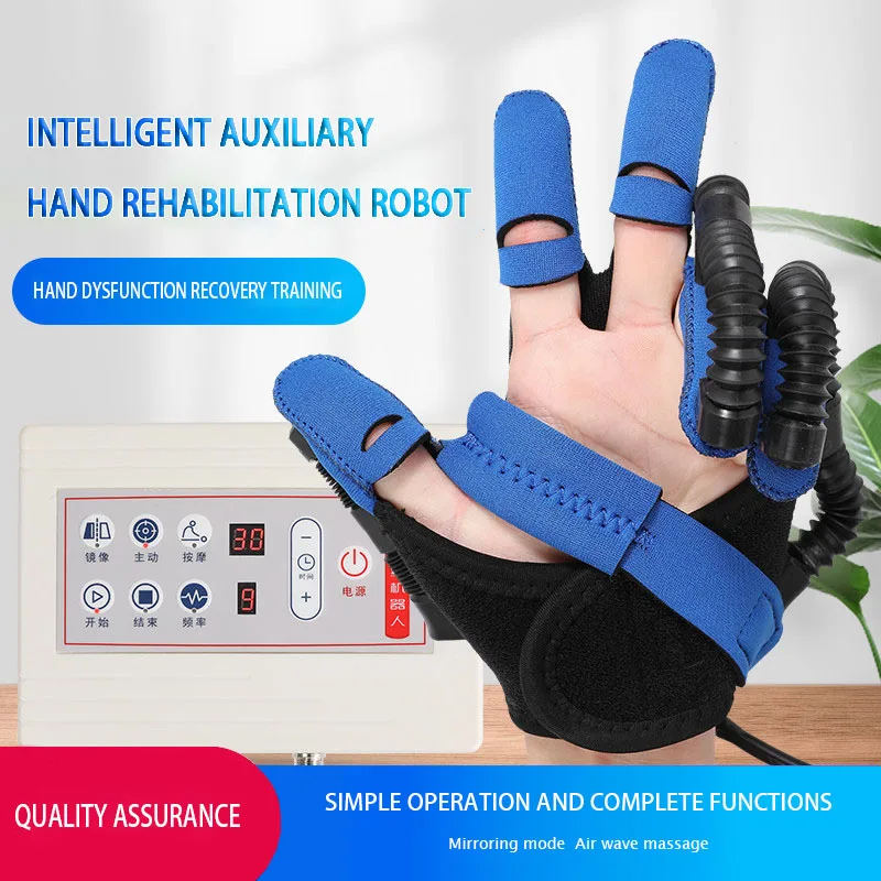 Five-Finger Straightener Rehabilitation Robot Gloves Stroke Hemiplegia Cerebral Infarction Training Equipment Finger Exerciser
Five-Finger Straightener Rehabilitation Robot Gloves Stroke Hemiplegia Cerebral Infarction Training Equipment Finger Exerciser