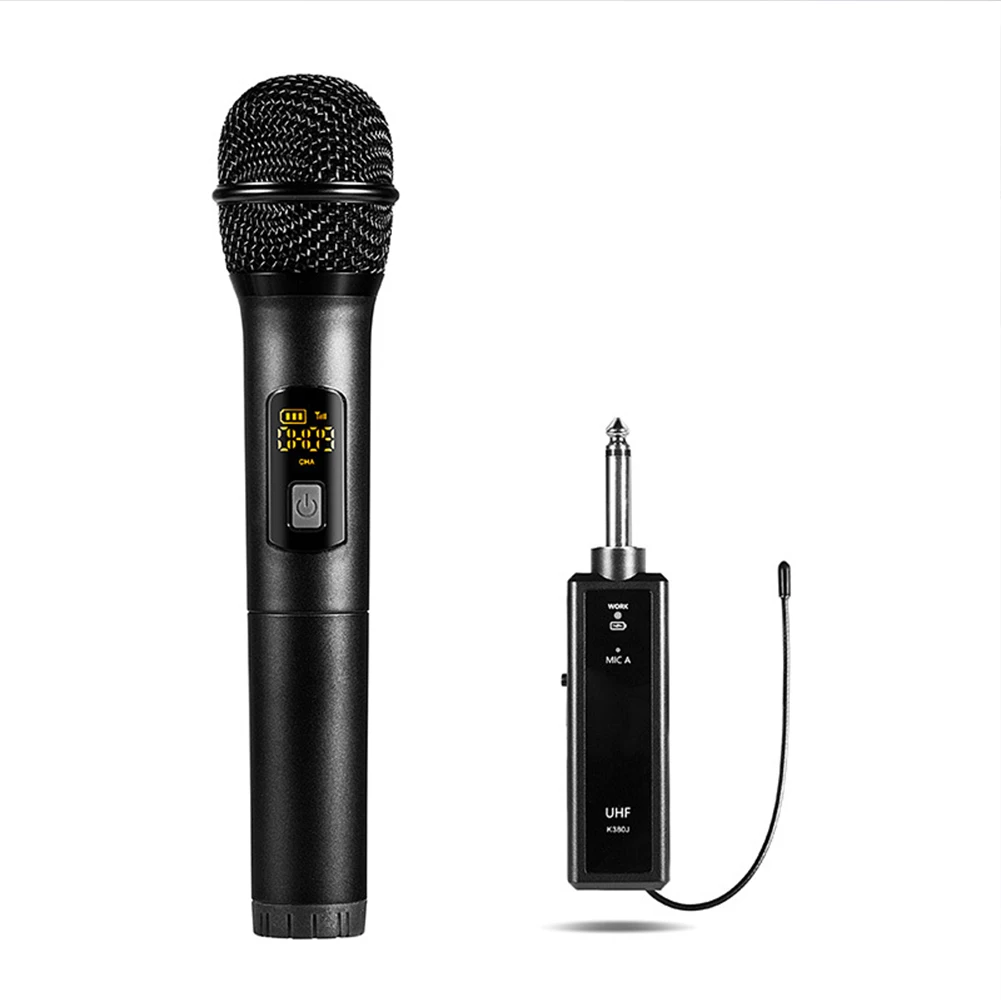 UHF Wireless Microphone With Rechargeable Receiver Microphone Foam Windscreen Handheld Mic Dynamic Karaoke Mic
UHF Wireless Microphone With Rechargeable Receiver Microphone Foam Windscreen Handheld Mic Dynamic Karaoke Mic