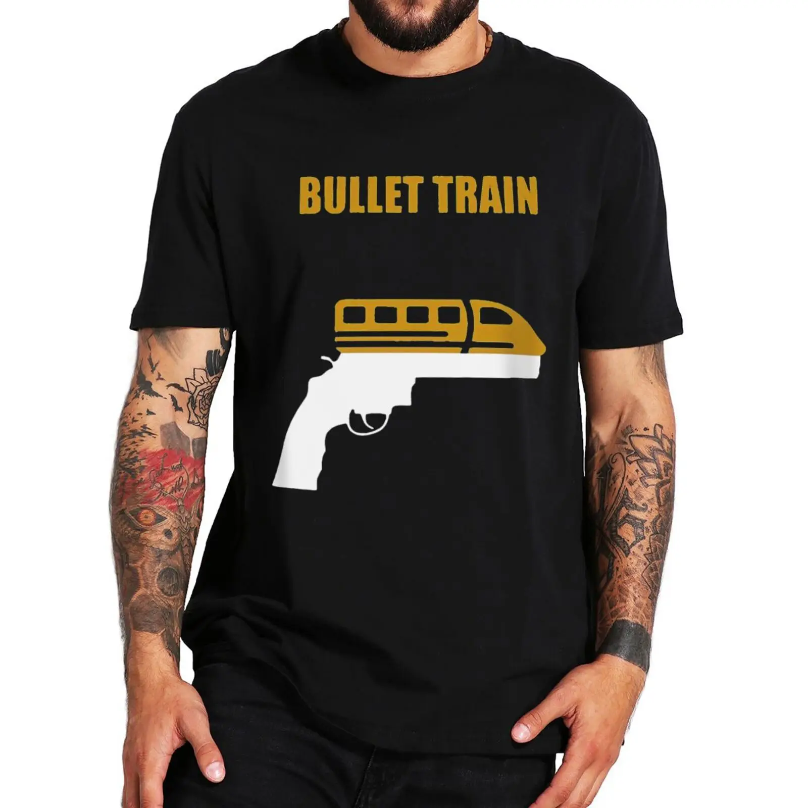 Bullet Train T Shirt 2022 New Action Movie TShirt EU Size 100% Cotton Tops Tee
Bullet Train T Shirt 2022 New Action Movie TShirt EU Size 100% Cotton Tops Tee