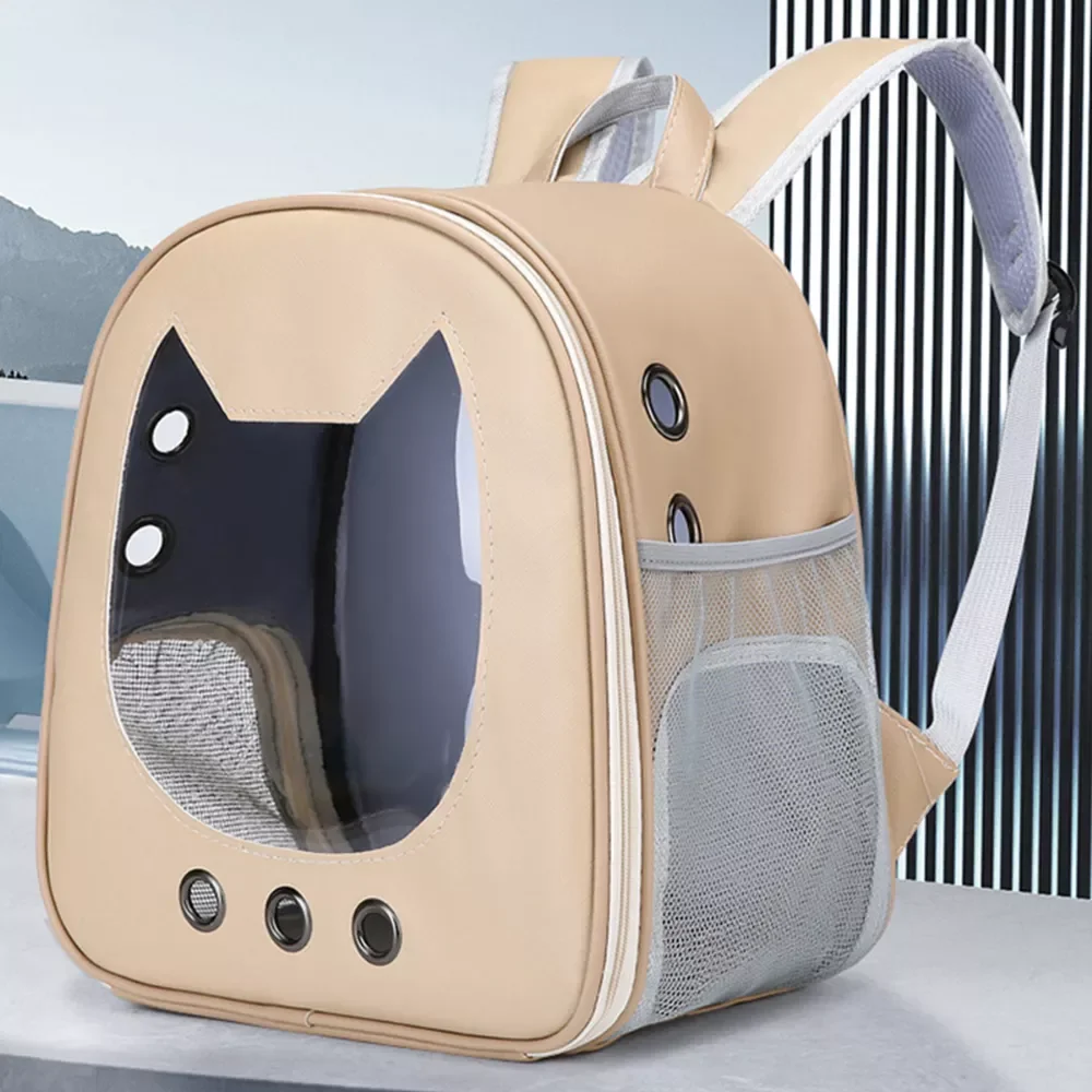 Cat Carrier Bag PU Portable Travel Outdoor Backpack for Small Dog Cats Transparent Breathable Carrying Shoulder Bag Pet Supplies
Cat Carrier Bag PU Portable Travel Outdoor Backpack for Small Dog Cats Transparent Breathable Carrying Shoulder Bag Pet Supplies