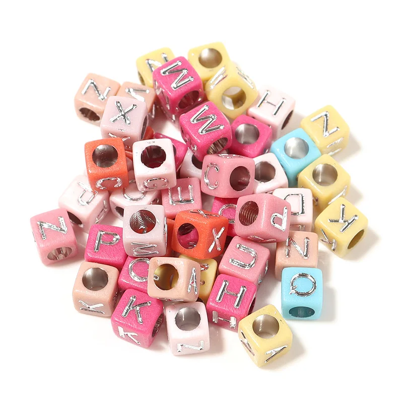 50Pcs Cube Alphabet Acrylic Beads 6mm Color Gold Letter Beads Jewelry Making for Bracelet Necklace DIY Wholesale
50Pcs Cube Alphabet Acrylic Beads 6mm Color Gold Letter Beads Jewelry Making for Bracelet Necklace DIY Wholesale