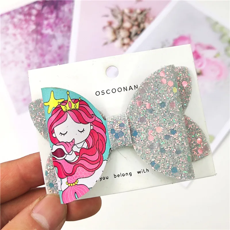 1PCS Lovely Mermaid Leather Glitter 3.2 Inch Bow Elastic Hair Bands Hairpins Dance Party Korean Hair Accessories For Baby Girl
1PCS Lovely Mermaid Leather Glitter 3.2 Inch Bow Elastic Hair Bands Hairpins Dance Party Korean Hair Accessories For Baby Girl