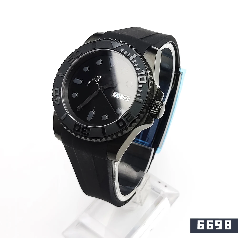 All Black Luxury Men's Watch Japan NH36 Movement Sapphire Mirror Stainless Steel Waterproof Case Yachting Celebrity Automatic
All Black Luxury Men's Watch Japan NH36 Movement Sapphire Mirror Stainless Steel Waterproof Case Yachting Celebrity Automatic