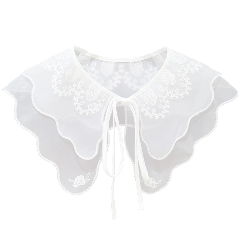 False Collar Women Detachable Collar Dickey Collar Hanfu Shoulder Warp Collar Embroidery Collar Lace Up Neckline
False Collar Women Detachable Collar Dickey Collar Hanfu Shoulder Warp Collar Embroidery Collar Lace Up Neckline