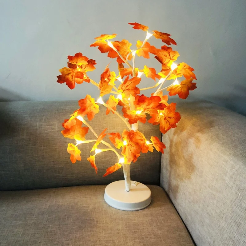 24LED Maple Leaf Potted Modeling Lights Home Bedroom Night Lights Maple Leaf Decorative Light Strings
24LED Maple Leaf Potted Modeling Lights Home Bedroom Night Lights Maple Leaf Decorative Light Strings