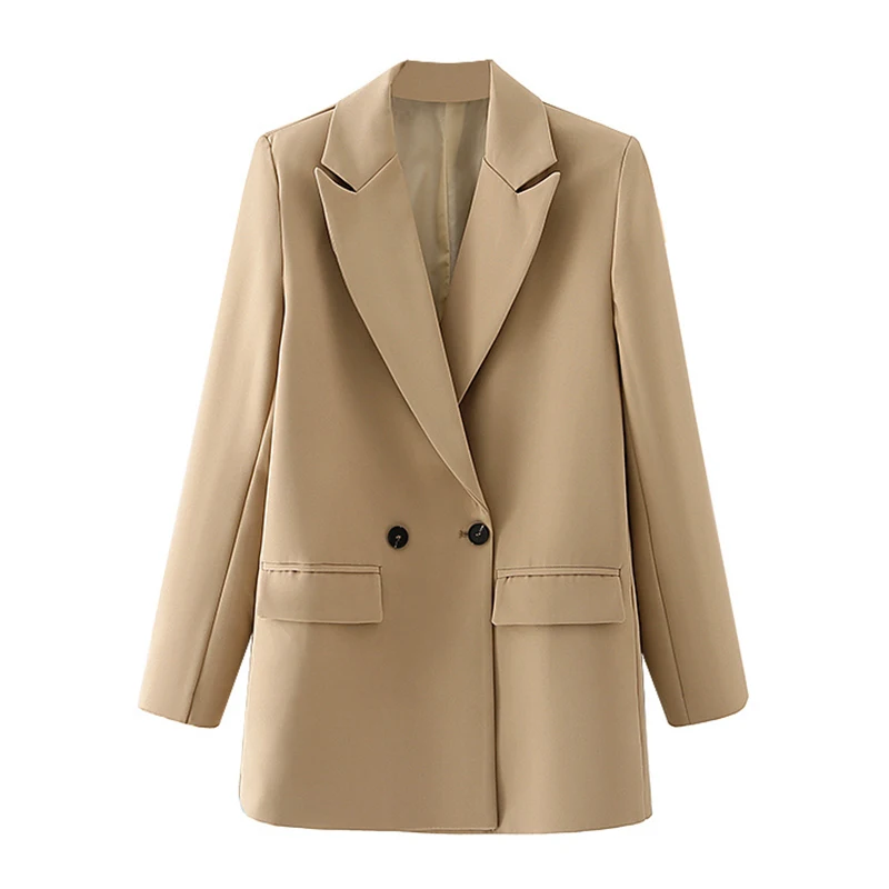YENKYE Women Khaki Blazer Coat Vintage Notched Collar Pocket 2022 Fashion Female Casual Chic Tops Office Ladies Suit Jacket
YENKYE Women Khaki Blazer Coat Vintage Notched Collar Pocket 2022 Fashion Female Casual Chic Tops Office Ladies Suit Jacket