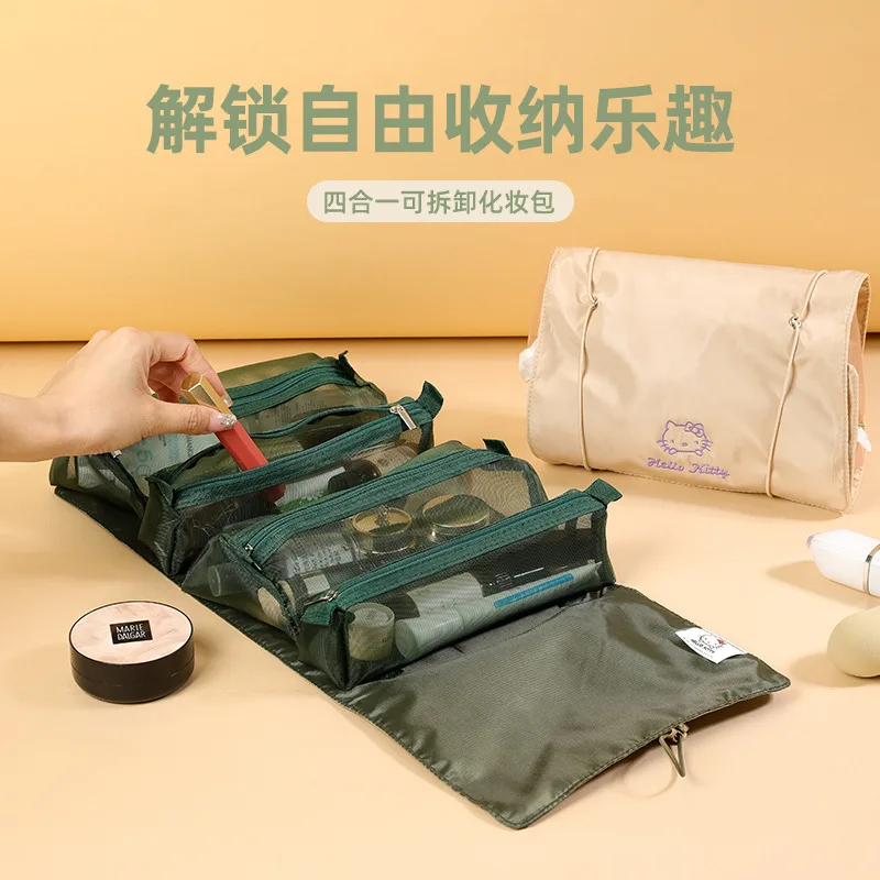 Sanrio Hellokitty Melody Kuromi Cinnamoroll Four-in-one detachable and removable travel large-capacity storage wash bag
Sanrio Hellokitty Melody Kuromi Cinnamoroll Four-in-one detachable and removable travel large-capacity storage wash bag