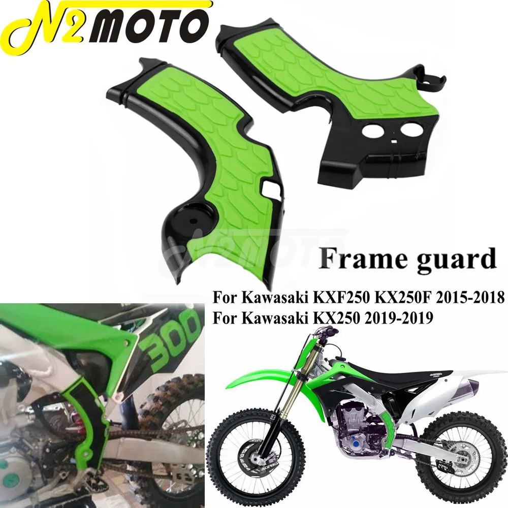Motocross Green Off Road Dirt Bike X-Frame Guard Protector Off Road Grips Frameguard For Kawasaki KXF250 KX250F KX250 KXF KX 250 
Motocross Green Off Road Dirt Bike X-Frame Guard Protector Off Road Grips Frameguard For Kawasaki KXF250 KX250F KX250 KXF KX 250