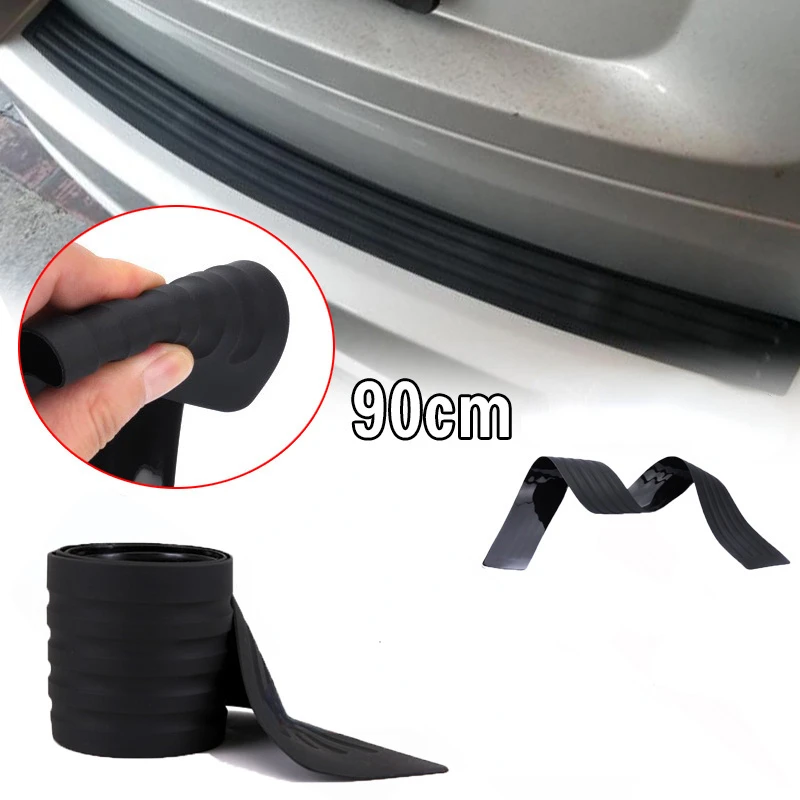 Universal 90*8cm Car Trunk Door Sill Plate Protector Rear Bumper Guard Rubber Mouldings Pad Trim Cover Strip Car Styling
Universal 90*8cm Car Trunk Door Sill Plate Protector Rear Bumper Guard Rubber Mouldings Pad Trim Cover Strip Car Styling