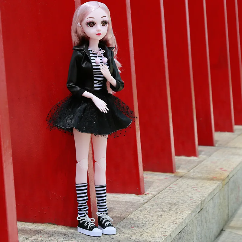60cm BJD Doll Clothes Handmade Doll Set Dress Fashion Casual Suit Dress Up for 1/3 SD Doll Accessories Girls Kids Toy Gifts
60cm BJD Doll Clothes Handmade Doll Set Dress Fashion Casual Suit Dress Up for 1/3 SD Doll Accessories Girls Kids Toy Gifts