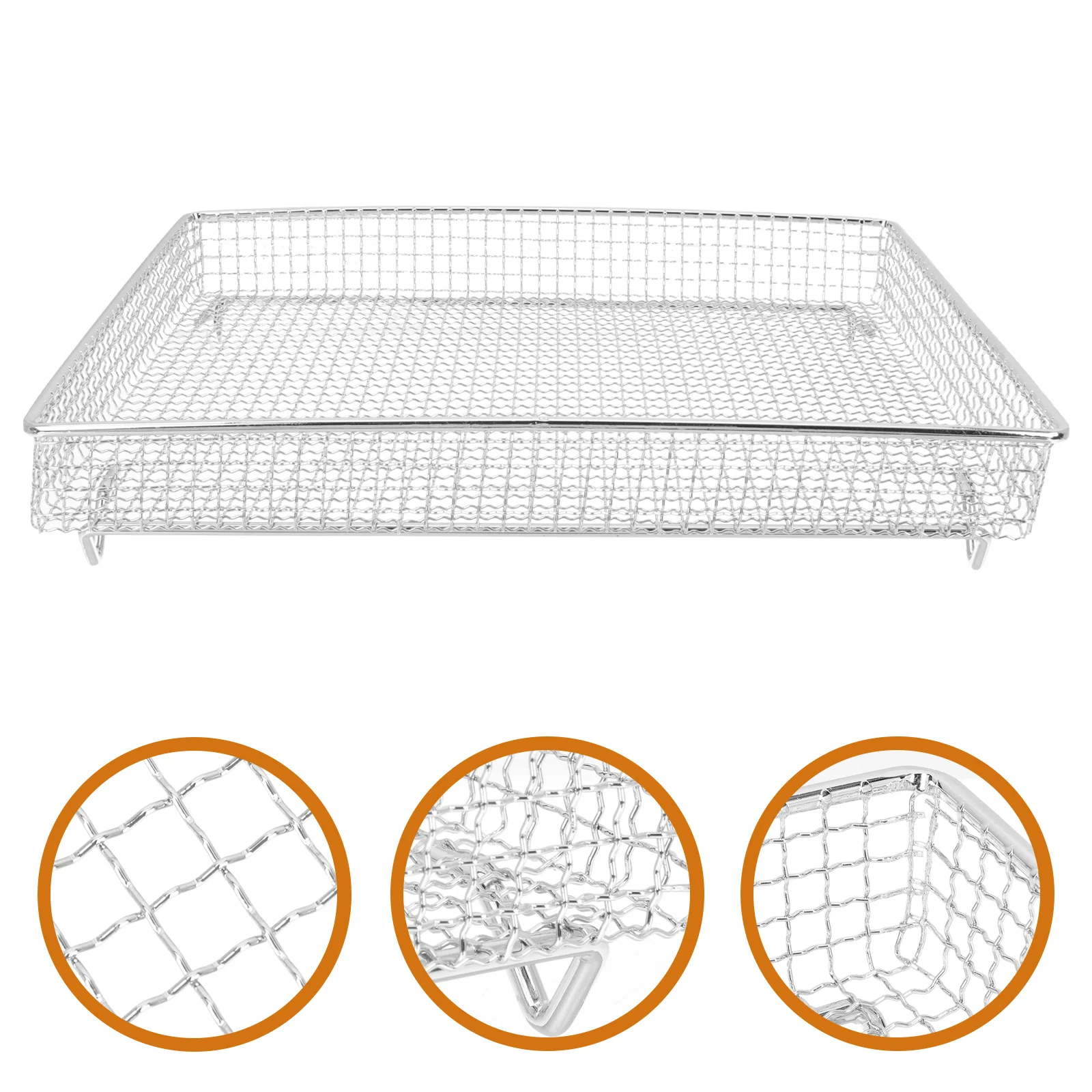 Tray Rack Baking Basket Air Fryer Cooling Stainless Oven Steel Crisper Pan Wire Fry Grill Pizza Steamingmesh Roasting Liners
Tray Rack Baking Basket Air Fryer Cooling Stainless Oven Steel Crisper Pan Wire Fry Grill Pizza Steamingmesh Roasting Liners