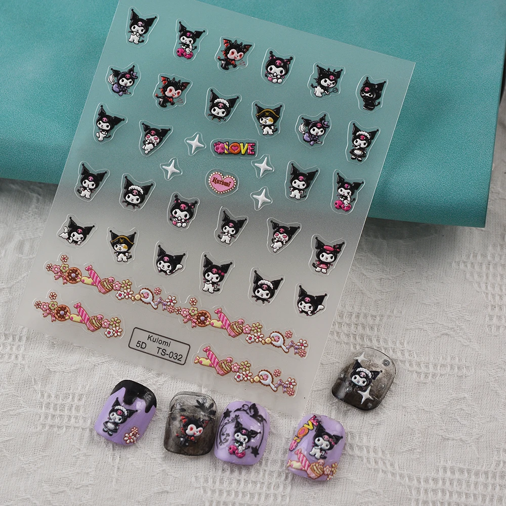 Kulomi Cartoon Cute 5D Nail Stickers Nail Decals Manicure Tips Nails Art Decoration TS-032
Kulomi Cartoon Cute 5D Nail Stickers Nail Decals Manicure Tips Nails Art Decoration TS-032