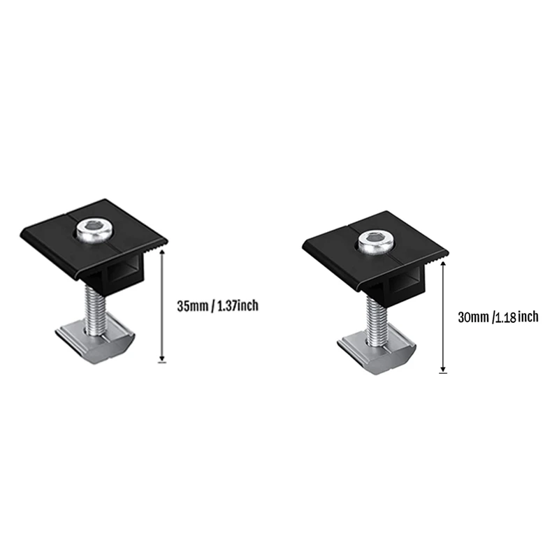 PPYY-8 Pack Centre Clamp Black T-Shaped Centre Clamp Photovoltaic Adjustable Solar Panel Centre Clamp For Solar Panel
PPYY-8 Pack Centre Clamp Black T-Shaped Centre Clamp Photovoltaic Adjustable Solar Panel Centre Clamp For Solar Panel