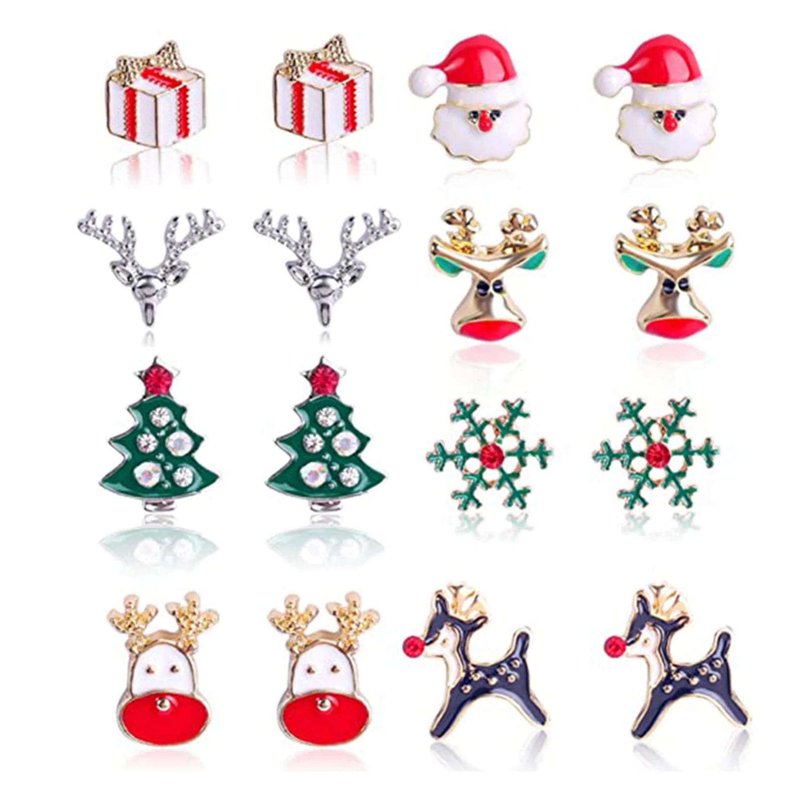 8 пар, женские серьги-гвоздики
8 пар, женские серьги-гвоздики