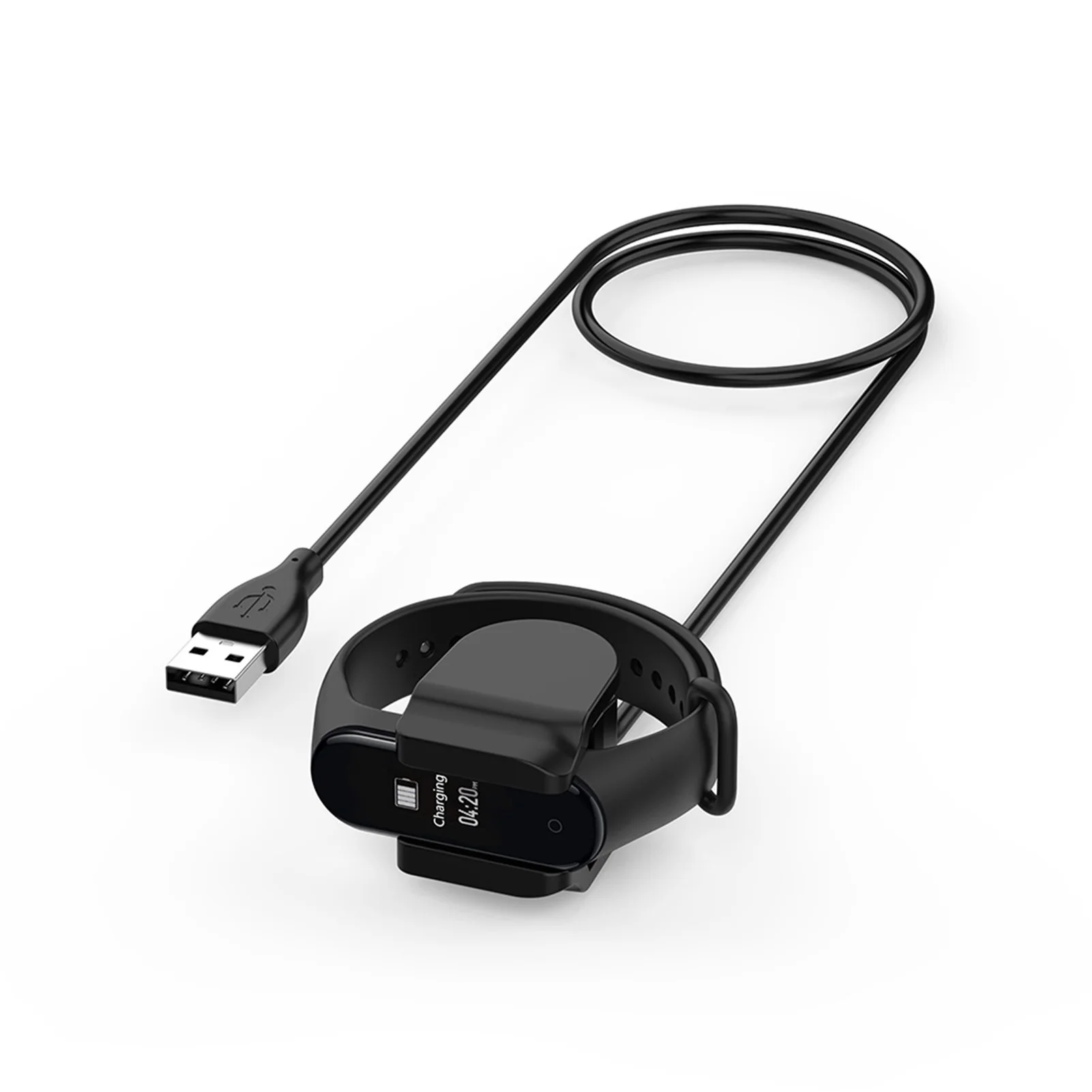 

USB Charger Wire forXiaomi Mi Band 2/3/4/5 Smart Wristband Bracelet Replacement Dock Charging Cable Fast Charging Cable