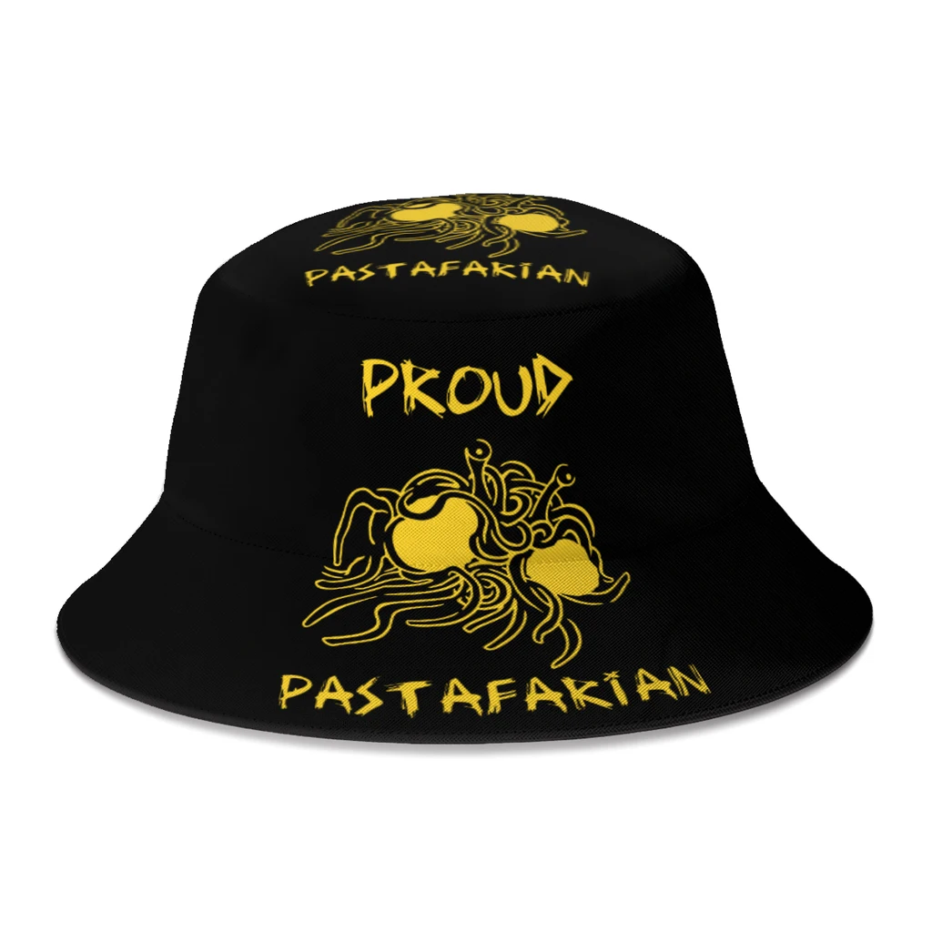 New Unisex Proud Pastafarian Flying Spaghetti Monsterism FSM Bucket Hat Women Summer Sunscreen Fedoras Cap Men Beach Fishing Hat
New Unisex Proud Pastafarian Flying Spaghetti Monsterism FSM Bucket Hat Women Summer Sunscreen Fedoras Cap Men Beach Fishing Hat