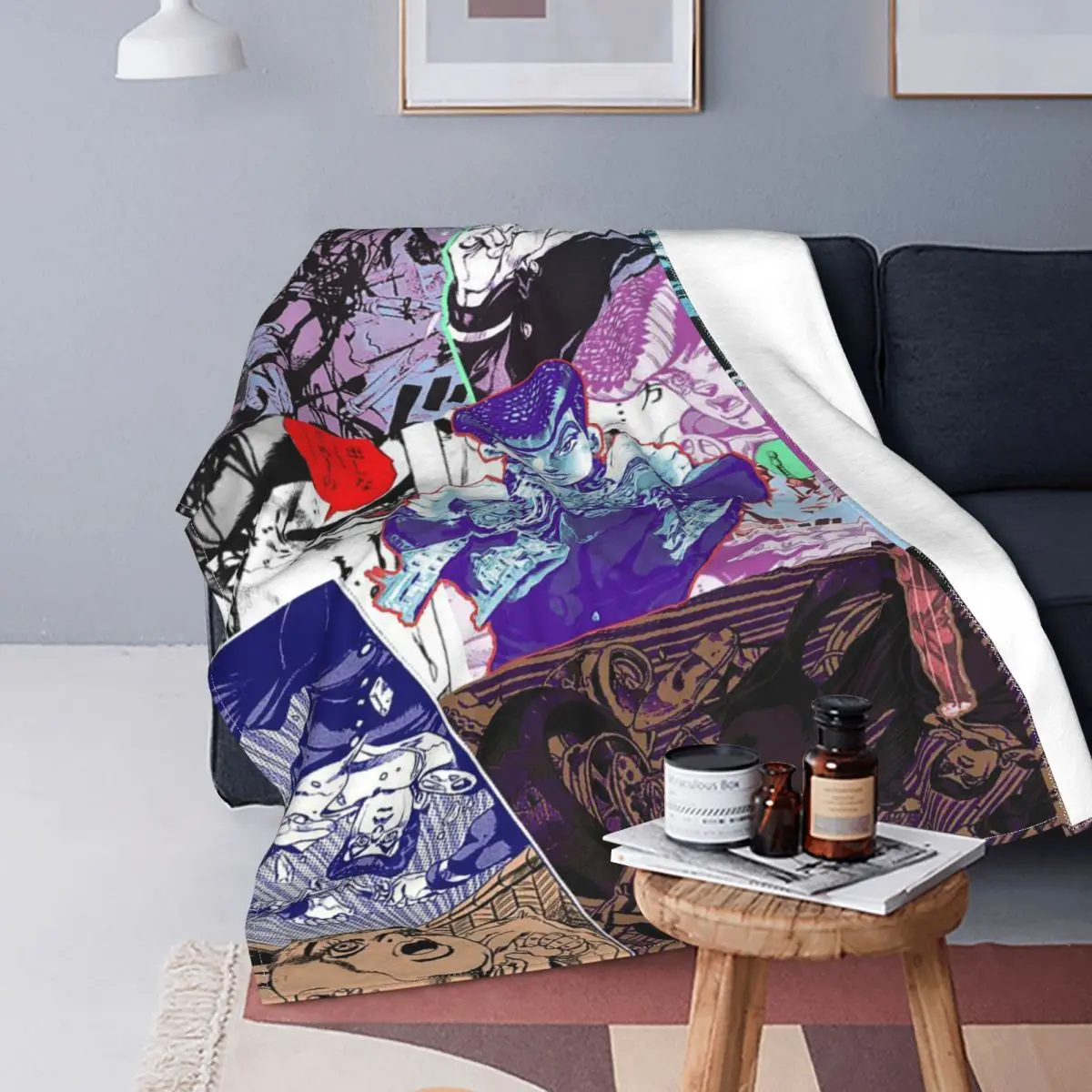 Jojo's Bizarre Adventure Cartoon Blankets Fleece Print Kid Gift Breathable Lightweight Throw Blanket for Sofa Car Rug Piece
Jojo's Bizarre Adventure Cartoon Blankets Fleece Print Kid Gift Breathable Lightweight Throw Blanket for Sofa Car Rug Piece