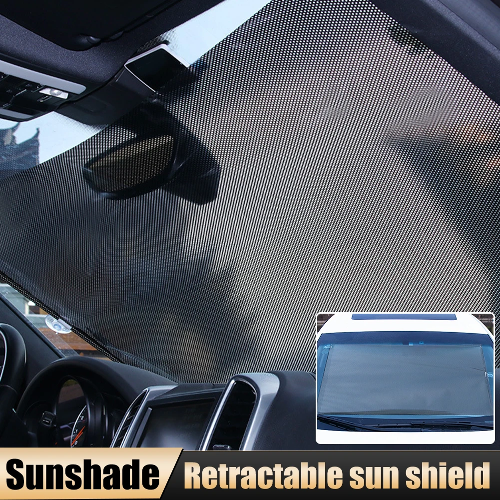 Retractable Windshield Sun Shade Front Windscreen Cover Suction Cup Sunshade Reflective Foil UV Protection Foldable Sun Visor
Retractable Windshield Sun Shade Front Windscreen Cover Suction Cup Sunshade Reflective Foil UV Protection Foldable Sun Visor