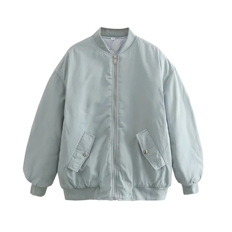 7 Colors Women Coat Girls Oversized Jackets With Pockets Front Zipper Vintage O-Neck Long Baseball Jacket For Ladies 1PC
7 Colors Women Coat Girls Oversized Jackets With Pockets Front Zipper Vintage O-Neck Long Baseball Jacket For Ladies 1PC
