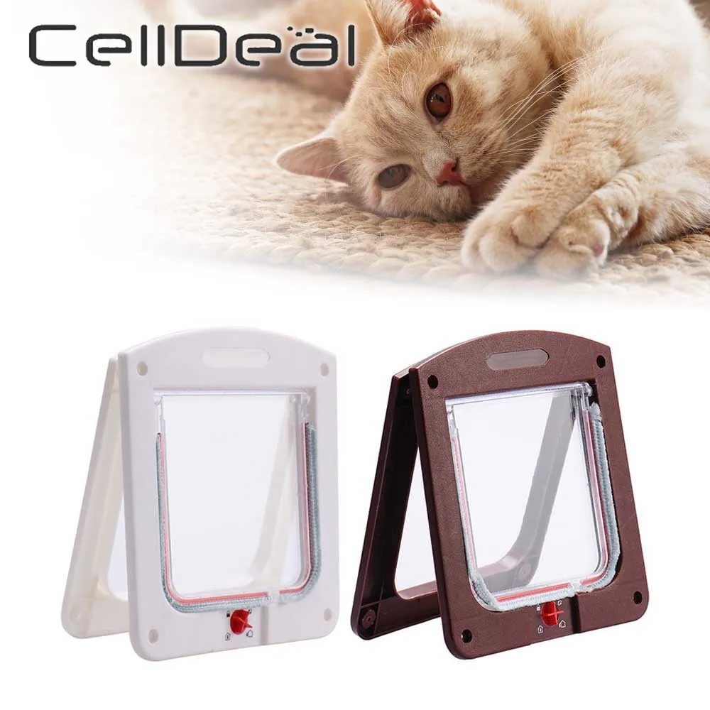 Pet Dog Door Cat 4 Way Locking Flap Interior Exterior Weatherproof Doors Cats Doggie Suitable security Window Gate Pets Supplies
Pet Dog Door Cat 4 Way Locking Flap Interior Exterior Weatherproof Doors Cats Doggie Suitable security Window Gate Pets Supplies