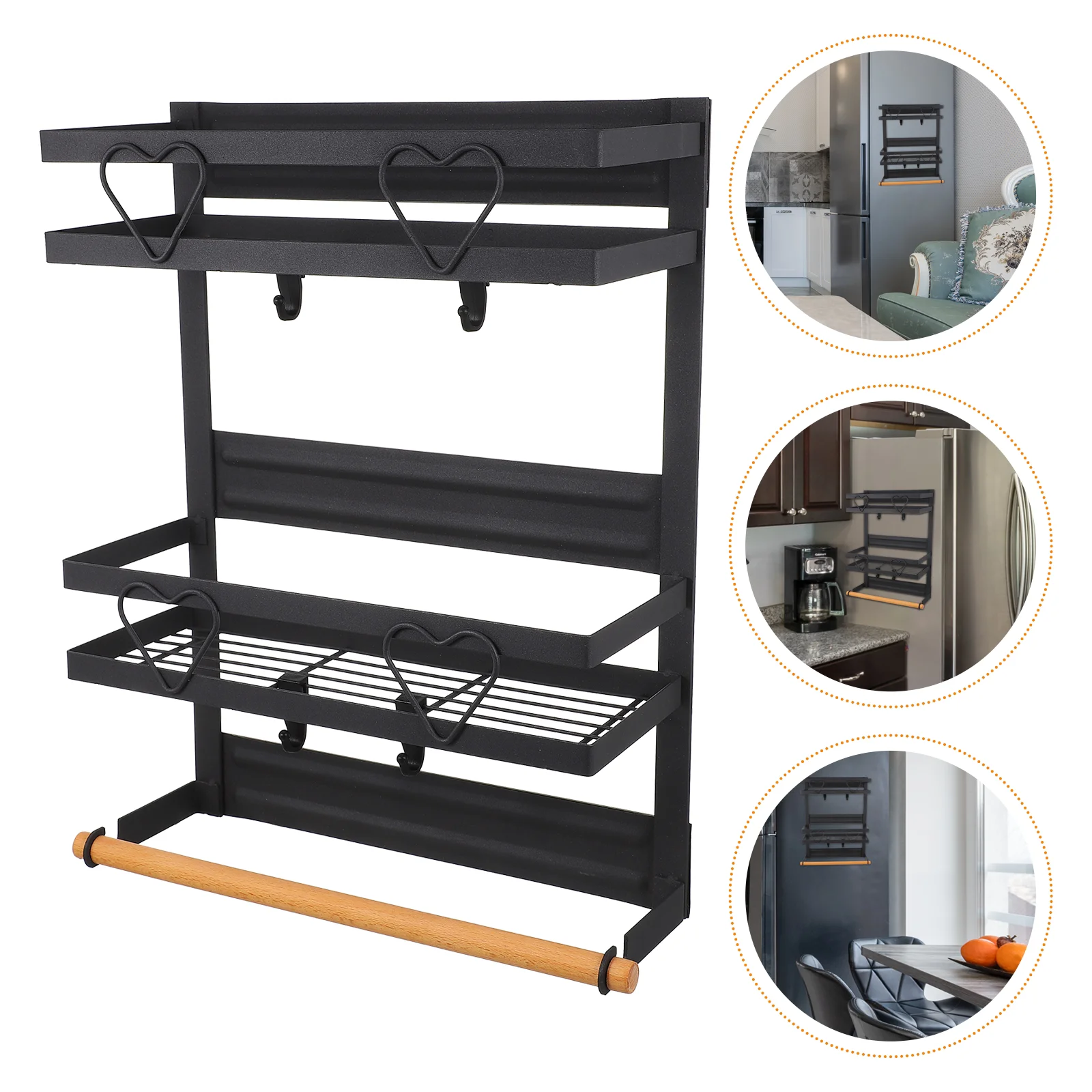 Magnetic Spice Rack Kitchen No Punch Holder Magnetic Fridge Organizer Bathroom Wall Shelf Refrigerator Magnetic Organizer
Magnetic Spice Rack Kitchen No Punch Holder Magnetic Fridge Organizer Bathroom Wall Shelf Refrigerator Magnetic Organizer