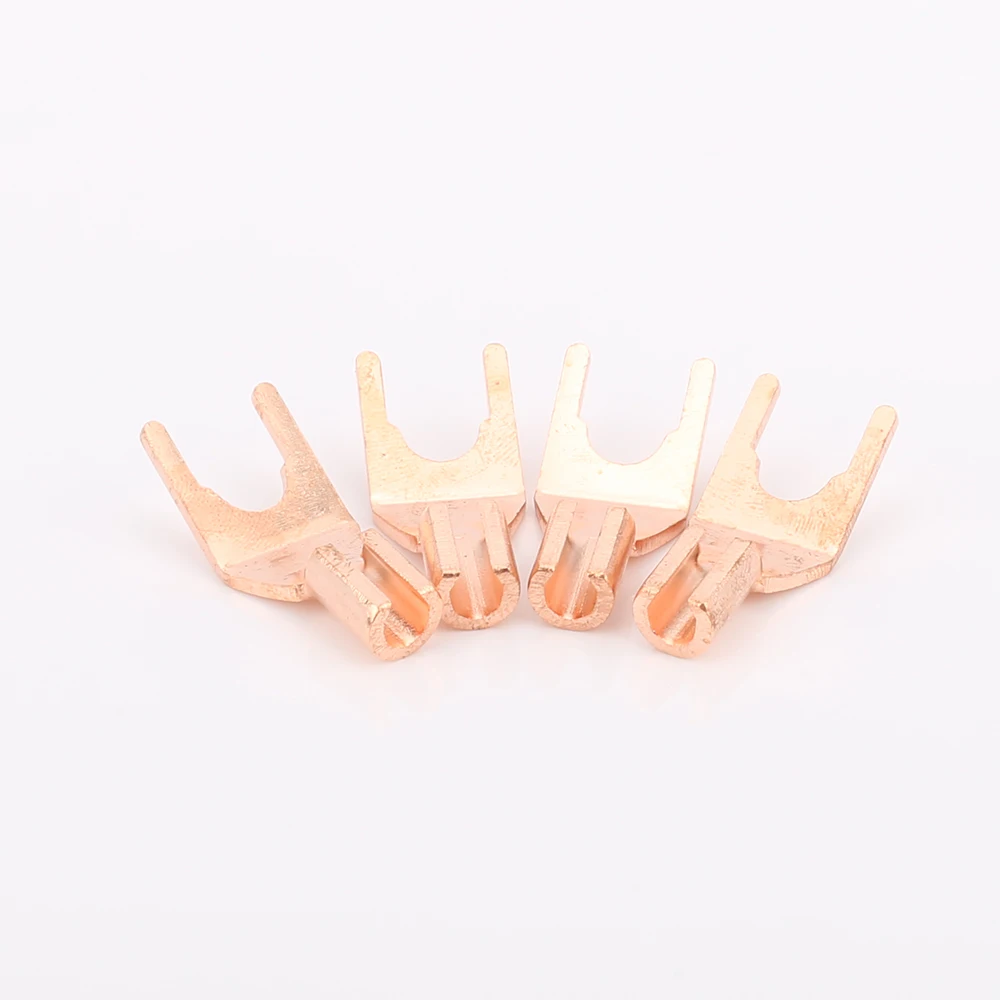 4pcs hi-end Pure Copper Speaker Y Spades Hifi Audio Red Copper Plug with DIY Speaker Cable
4pcs hi-end Pure Copper Speaker Y Spades Hifi Audio Red Copper Plug with DIY Speaker Cable